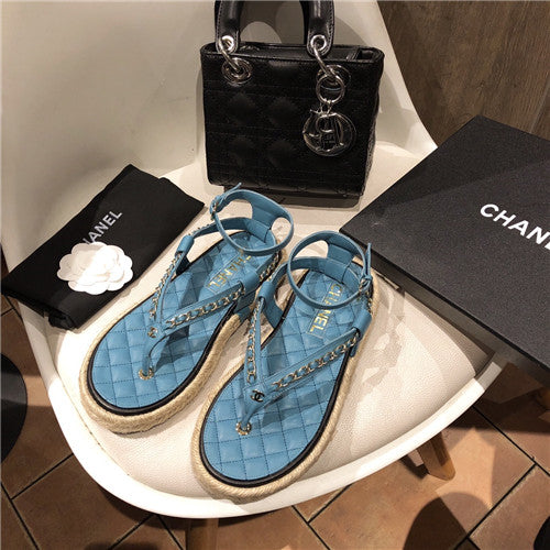 High Quality Luxury Chanel New Holiday Sandals – Style 28294 alternate view