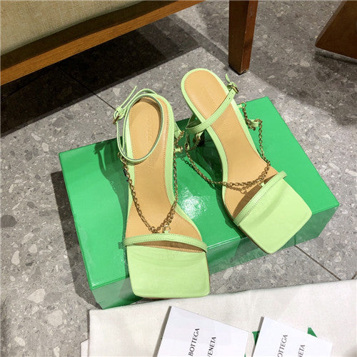 High Quality Luxury Bottega Veneta Heels Sandals – Style 32102 alternate view