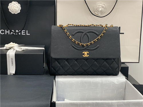 High Quality Luxury Chanel Vintage Leather Flap Bag – Style 48391