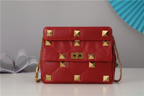 High Quality Luxury Valentino Roma Stud Bag – Style 03833