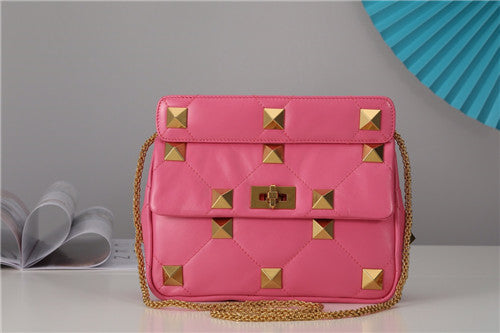 High Quality Luxury Valentino Roma Stud Bag – Style 03834
