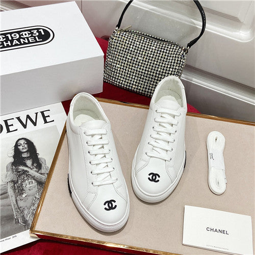 High Quality Luxury Chanel Sneakers White Womens – Style 23142 alternate view