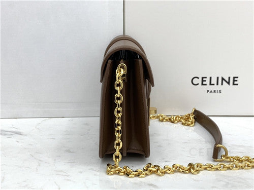 High Quality Luxury Celine Cowhide Chain Bag – Style 24769 product detail