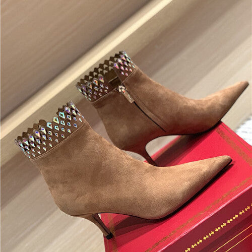 High Quality Luxury Rene Caovilla High Heel Boots – Style 83782