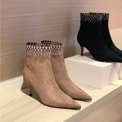 High Quality Luxury Rene Caovilla High Heel Boots – Style 83782 alternate view