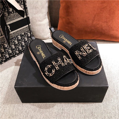 High Quality Luxury Chanel Womens Slippers – Style 52614