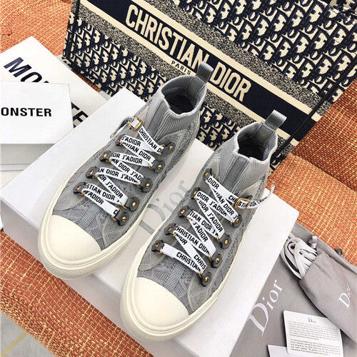 High Quality Luxury Dior High Top Sneakers Womens – Style 79462 alternate view