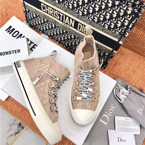 High Quality Luxury Dior High Top Sneakers Womens – Style 67590 alternate view