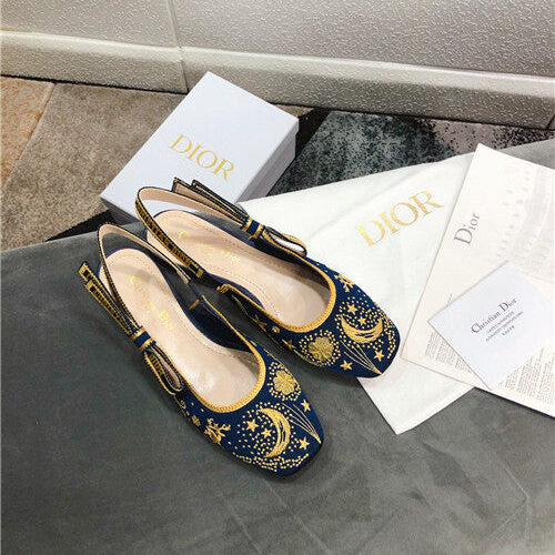 High Quality Luxury Dior Jadior Flat Sandals
