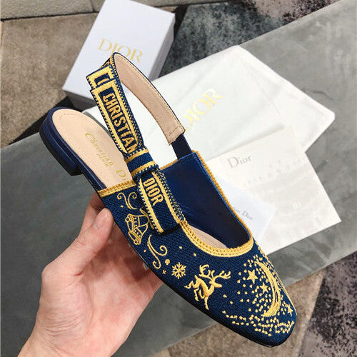 High Quality Luxury Dior Jadior Flat Sandals product detail