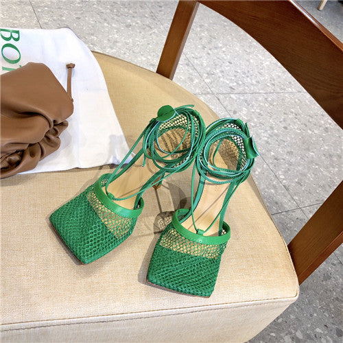 High Quality Luxury Bottega Veneta Heels Sandals – Style 56390 product detail