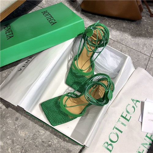 High Quality Luxury Bottega Veneta Heels Sandals – Style 56390 product detail