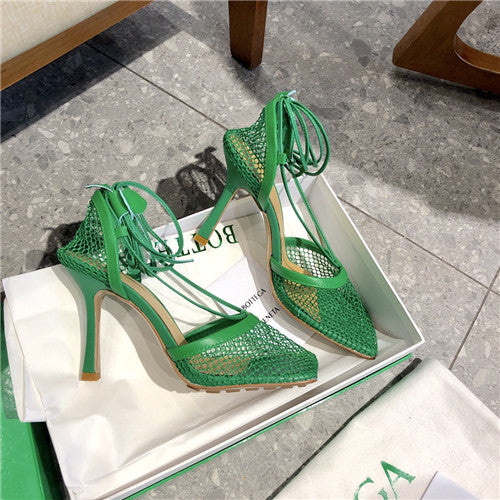 High Quality Luxury Bottega Veneta Heels Sandals – Style 56390