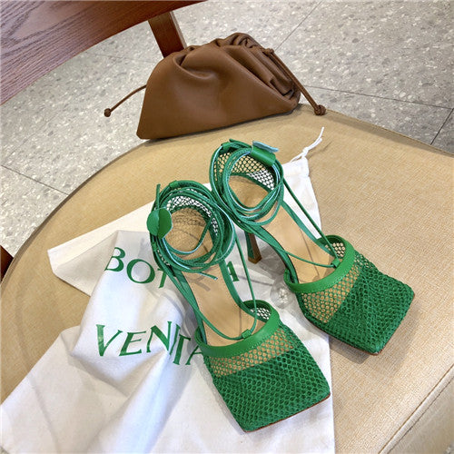High Quality Luxury Bottega Veneta Heels Sandals – Style 56390 alternate view