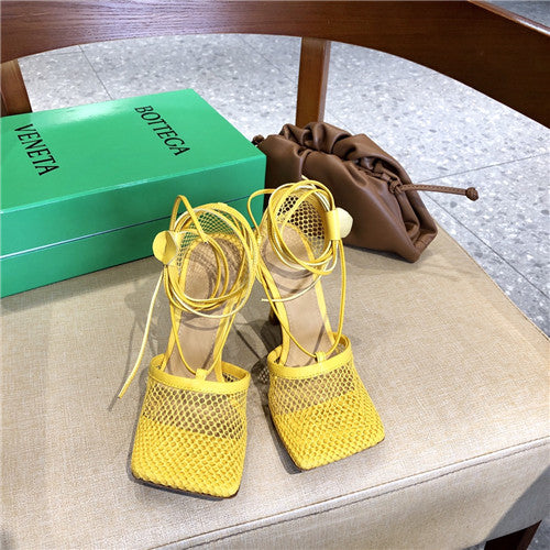 High Quality Luxury Bottega Veneta Heels Sandals – Style 20230 alternate view