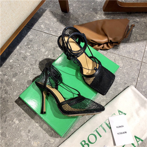 High Quality Luxury Bottega Veneta Heels Sandals – Style 51302