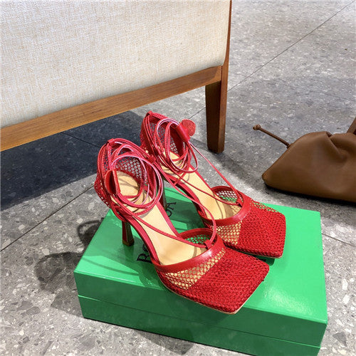 High Quality Luxury Bottega Veneta Heels Sandals – Style 82374