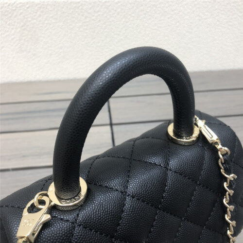 High Quality Luxury Chanel Small Coco Handle Leather Top Handle Bag product detail