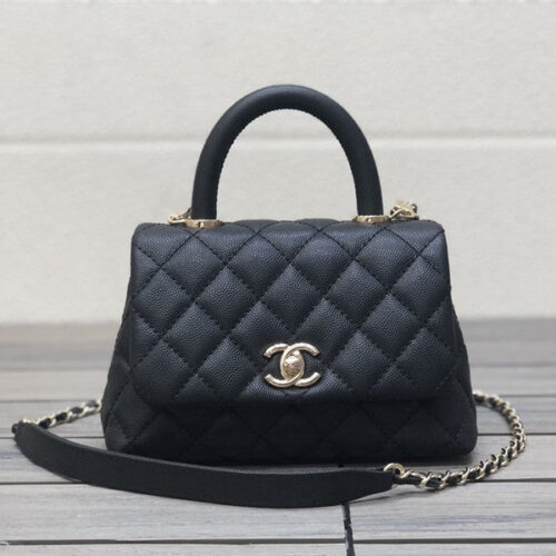 High Quality Luxury Chanel Small Coco Handle Leather Top Handle Bag product image