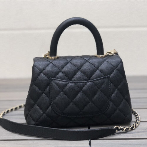 High Quality Luxury Chanel Small Coco Handle Leather Top Handle Bag product detail