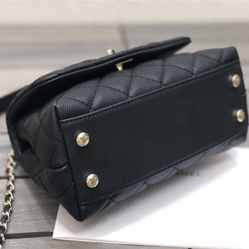 High Quality Luxury Chanel Small Coco Handle Leather Top Handle Bag product detail