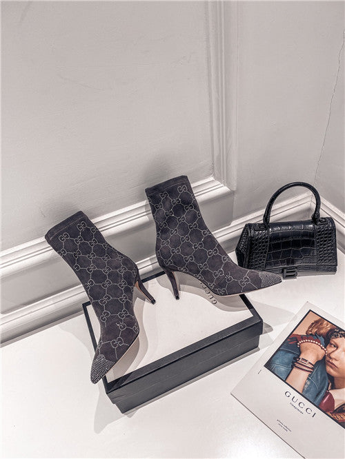 High Quality Luxury Gucci High Heel Stretch Boots product detail