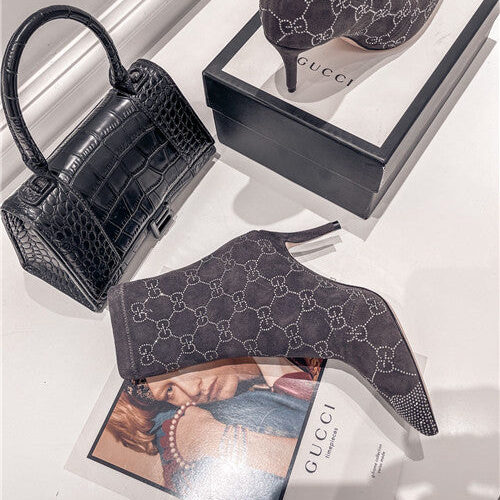 High Quality Luxury Gucci High Heel Stretch Boots product detail
