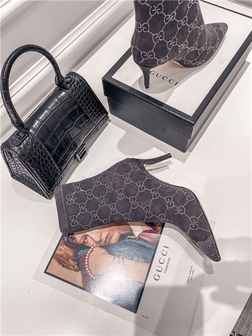 High Quality Luxury Gucci High Heel Stretch Boots product detail