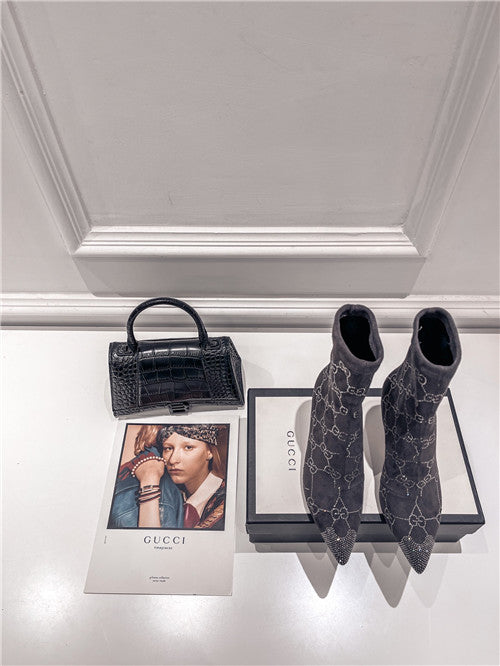 High Quality Luxury Gucci High Heel Stretch Boots product detail