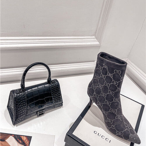 High Quality Luxury Gucci High Heel Stretch Boots product detail