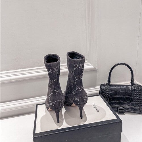 High Quality Luxury Gucci High Heel Stretch Boots product detail