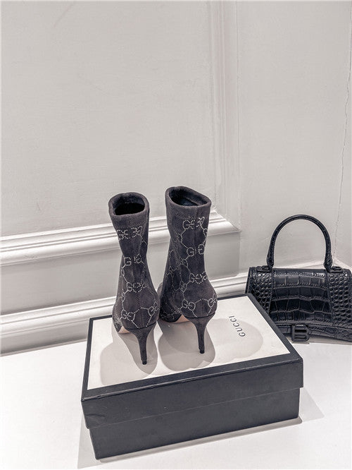 High Quality Luxury Gucci High Heel Stretch Boots product detail