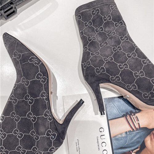High Quality Luxury Gucci High Heel Stretch Boots product detail