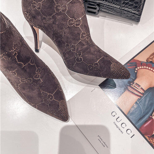 High Quality Luxury Gucci High Heel Stretch Boots – Style 57363 product detail