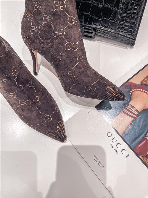High Quality Luxury Gucci High Heel Stretch Boots – Style 57363 product detail