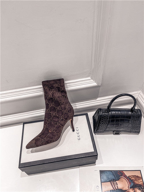 High Quality Luxury Gucci High Heel Stretch Boots – Style 57363 product detail