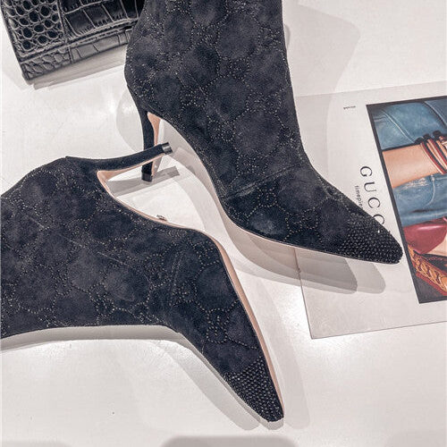 High Quality Luxury Gucci High Heel Stretch Boots – Style 90131 product detail