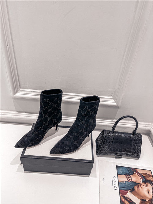High Quality Luxury Gucci High Heel Stretch Boots – Style 90131 product detail