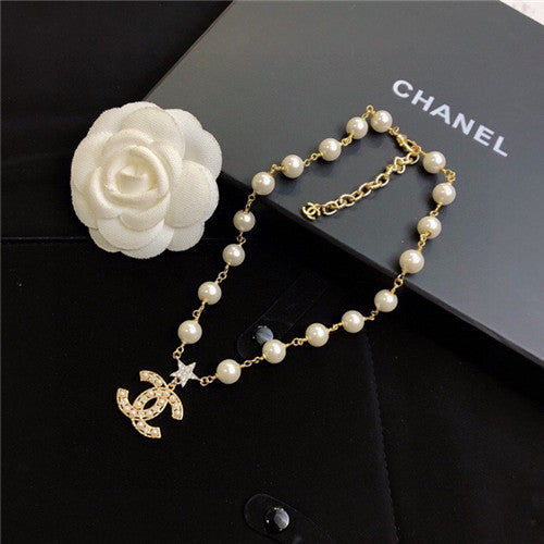 High Quality Luxury Chanel Pearl Necklace – Style 50345 alternate view