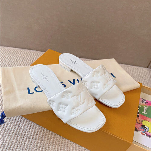 High Quality Luxury Louis Vuitton Slippers Womens – Style 96451