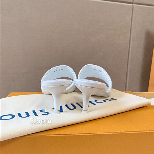 High Quality Luxury Louis Vuitton Heel Slippers – Style 38787 product detail