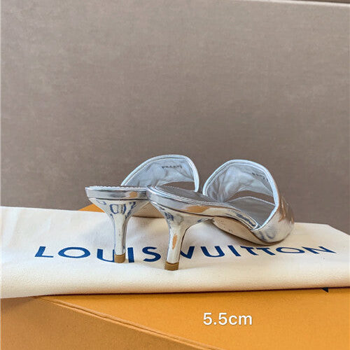 High Quality Luxury Louis Vuitton Heel Slippers – Style 69859 product detail