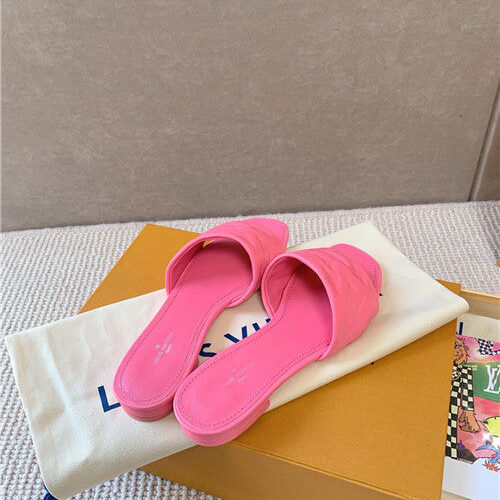 High Quality Luxury Louis Vuitton Slippers Womens Pink product detail