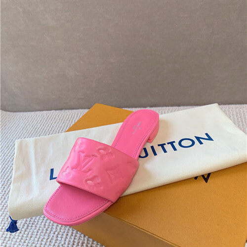 High Quality Luxury Louis Vuitton Slippers Womens Pink product detail