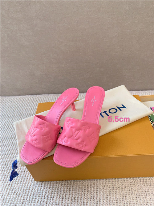 High Quality Luxury Louis Vuitton Heel Slippers product detail