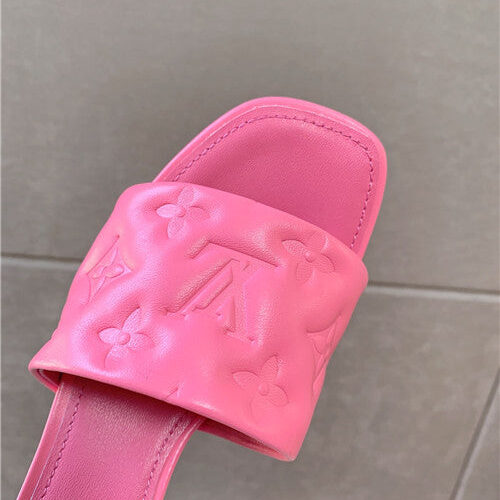 High Quality Luxury Louis Vuitton Heel Slippers product detail