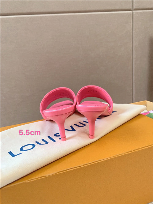 High Quality Luxury Louis Vuitton Heel Slippers product detail