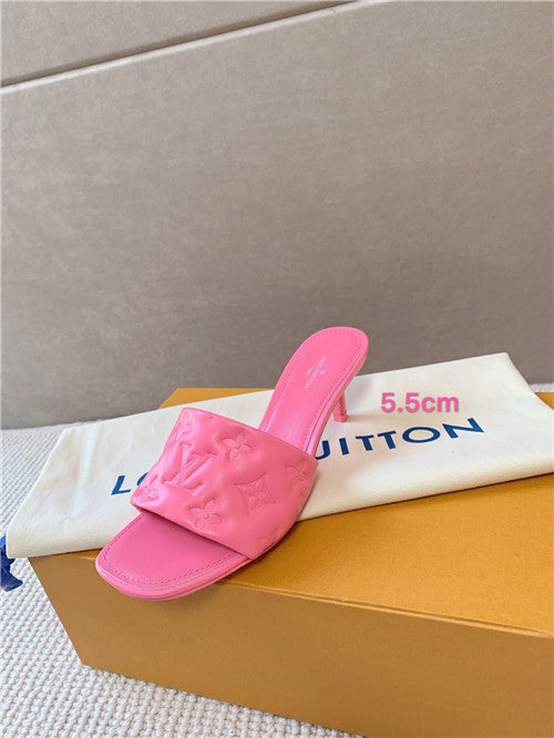 High Quality Luxury Louis Vuitton Heel Slippers product detail