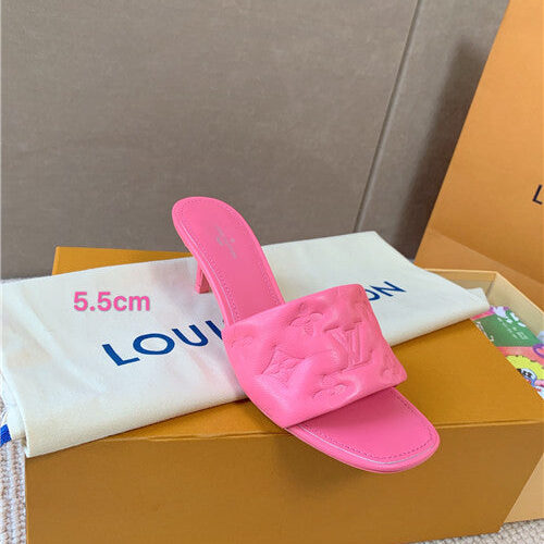 High Quality Luxury Louis Vuitton Heel Slippers product detail