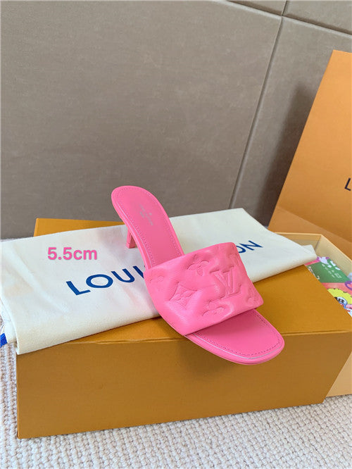 High Quality Luxury Louis Vuitton Heel Slippers product detail